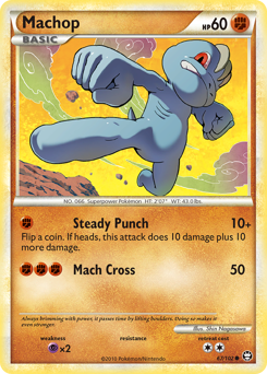 Machop — HS—Triumphant 067