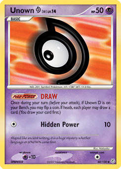 Unown [D] — Diamond & Pearl 068
