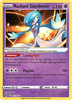 Radiant Gardevoir — Lost Origin 069