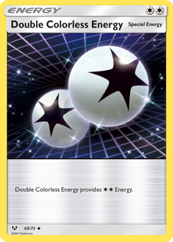 Double Colorless Energy — Shining Legends 069