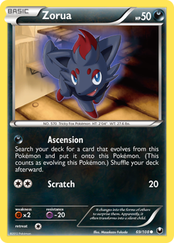 Zorua — Dark Explorers 069