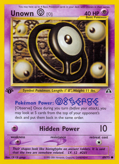 Unown [O] — Neo Discovery 069
