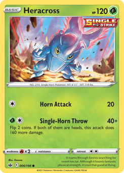 Heracross — SWSH6 006