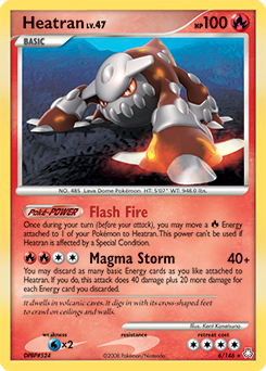 Heatran — Legends Awakened 006