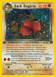 Dark Dugtrio — Team Rocket 006