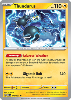 Thundurus — Obsidian Flames 070