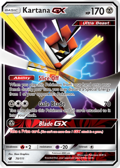 Kartana-GX — Crimson Invasion 070