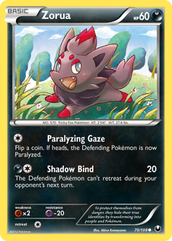 Zorua — Dark Explorers 070