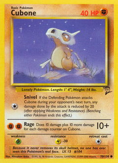 Cubone — Base Set 2 070