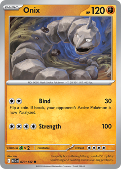 Onix — Mega Evolution 070