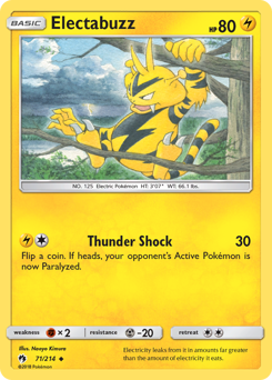 Electabuzz — Lost Thunder 071