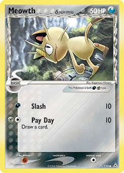 Meowth δ — Holon Phantoms 071