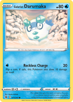 Galarian Darumaka — Fusion Strike 071