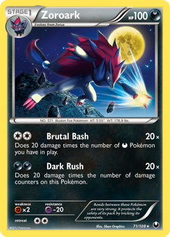Zoroark — Dark Explorers 071