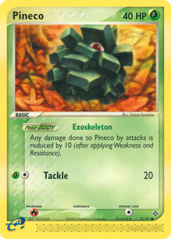 Pineco — Dragon 071