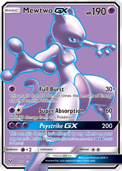 Mewtwo-GX — Shining Legends 072