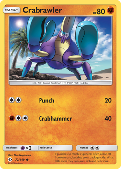 Crabrawler — Sun & Moon 072