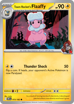 Team Rocket's Flaaffy — Destined Rivals 073