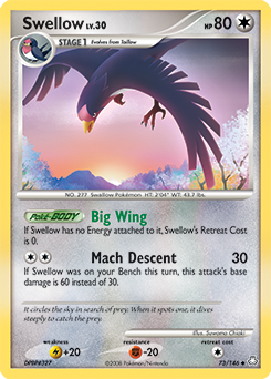 Swellow — Legends Awakened 073