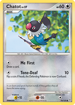 Chatot — Diamond & Pearl 074