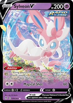 Sylveon V — Evolving Skies 074