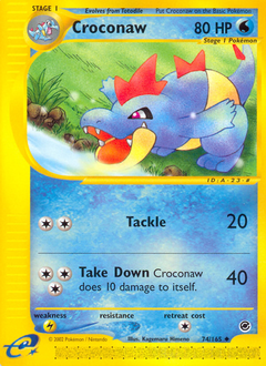 Croconaw — Expedition Base Set 074