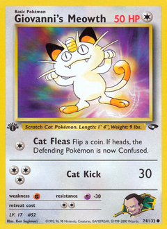 Giovanni's Meowth — Gym Challenge 074