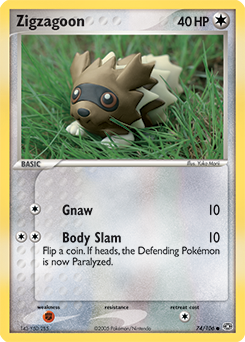 Zigzagoon — Emerald 074