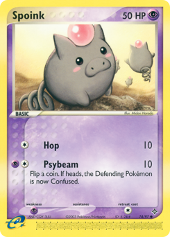 Spoink — Dragon 074