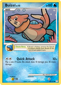 Buizel — Mysterious Treasures 075
