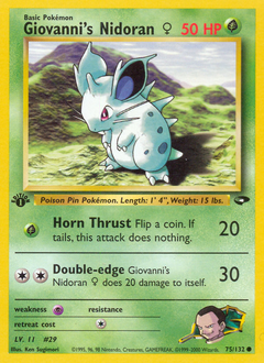Giovanni's Nidoran ♀ — Gym Challenge 075