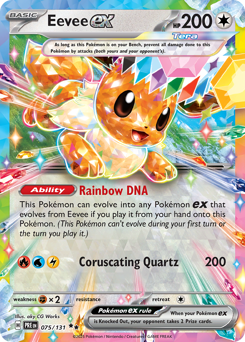 Eevee ex — Prismatic Evolutions 075