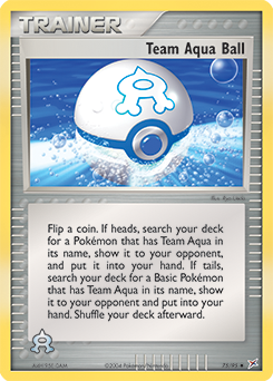 Team Aqua Ball — Team Magma vs Team Aqua 075
