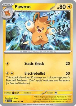 Pawmo — Paldea Evolved 075
