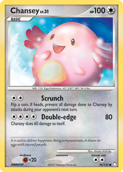 Chansey — Mysterious Treasures 076