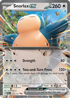 Snorlax ex — Prismatic Evolutions 076