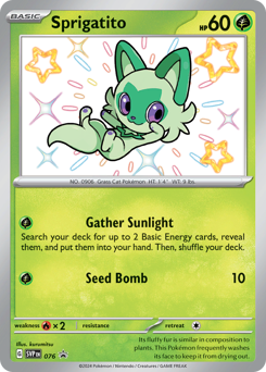 Sprigatito — Scarlet & Violet Black Star Promos 076