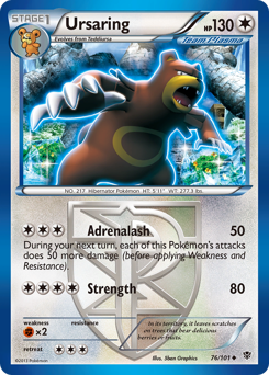 Ursaring — Plasma Blast 076