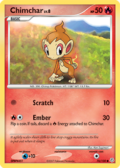 Chimchar — Diamond & Pearl 076