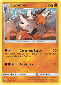 Lycanroc — Forbidden Light 076