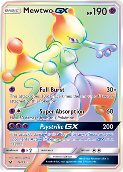 Mewtwo-GX — Shining Legends 076
