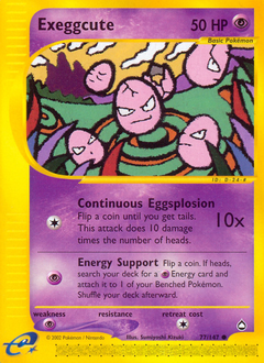 Exeggcute — Aquapolis 077