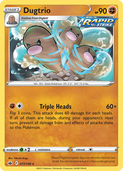 Dugtrio — SWSH6 077