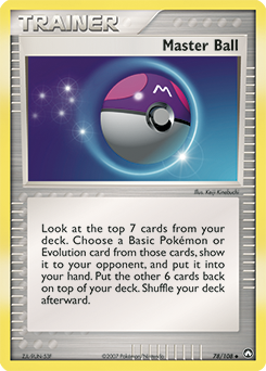 Master Ball — Power Keepers 078
