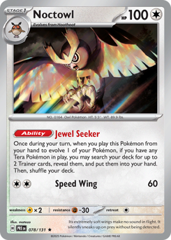Noctowl — Prismatic Evolutions 078