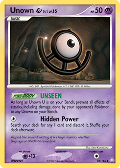 Unown [U] — Legends Awakened 078