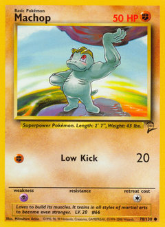 Machop — Base Set 2 078