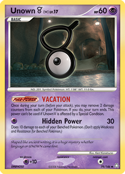 Unown [V] — Legends Awakened 079
