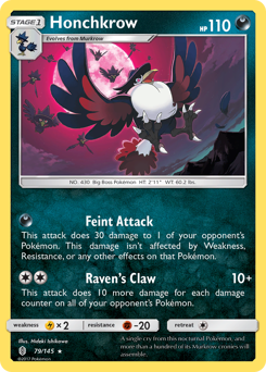 Honchkrow — Guardians Rising 079