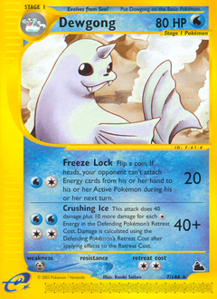 Dewgong — Skyridge 007